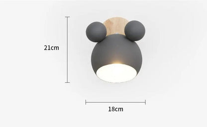 Lampe de chevet Murale Moderne avec Oreilles