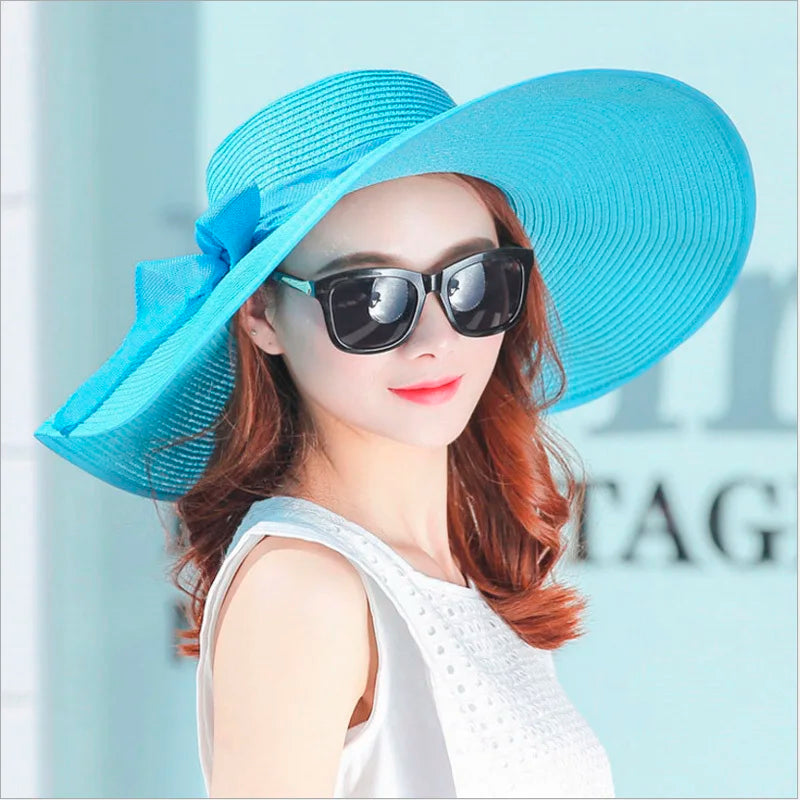 Chapeau de Paille à Larges Bords – Style Estival Souple