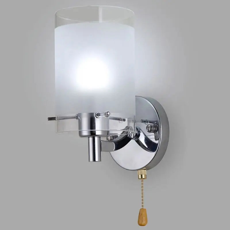 Lampe de chevet Murale Moderne en Verre et Métal
