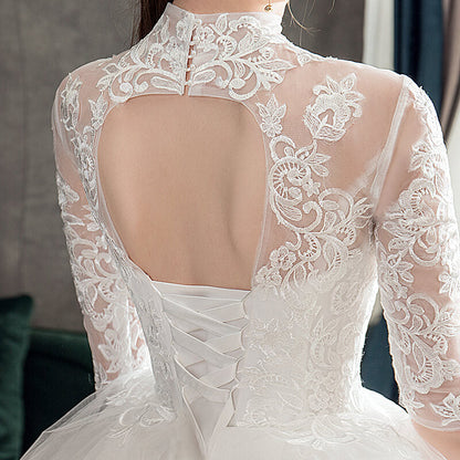 Robe de Mariée Princesse avec Manche