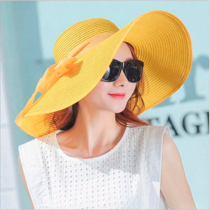 Chapeau de Paille à Larges Bords – Style Estival Souple