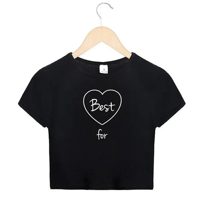 Crop top bff femme