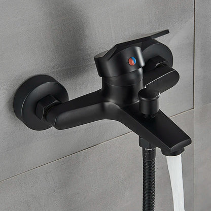 Robinet Baignoire Noir 3 Modes de Jets