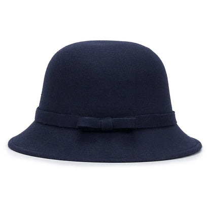 Chapeau Melon Cloche Femme Suede - La Maison du Chapeau