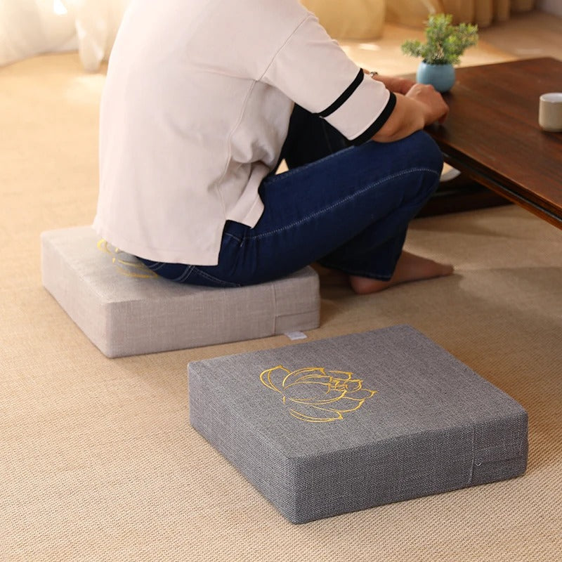 Coussin de méditation tibétain