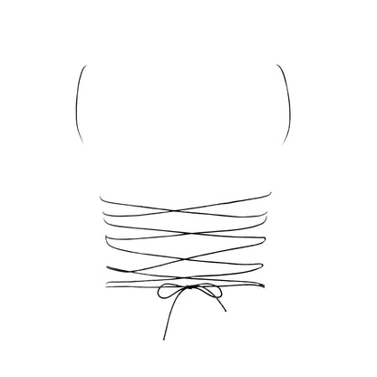 Crop top oriental