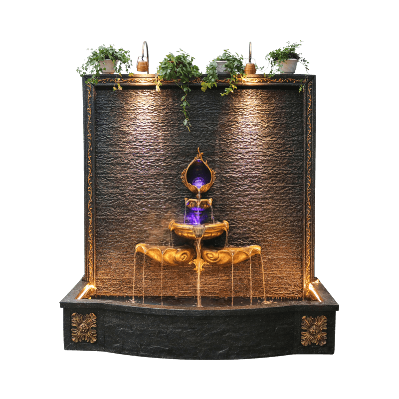 Mur d'Eau Fontaine d'Intérieur