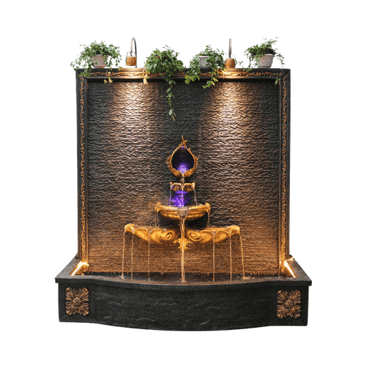 Mur d'Eau Fontaine d'Intérieur