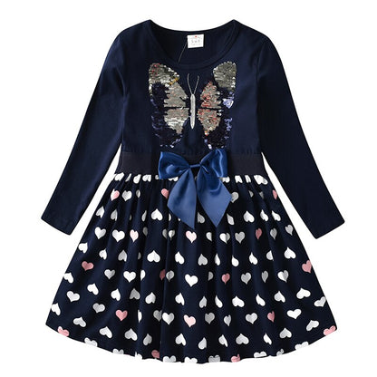 Robe Princesse Fille Cœurs