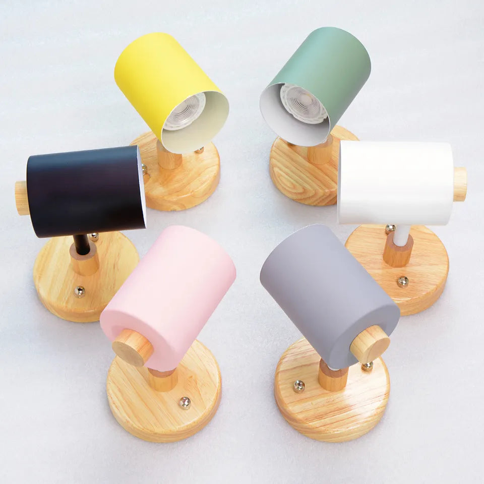 Lampe de chevet Murale Moderne Bois