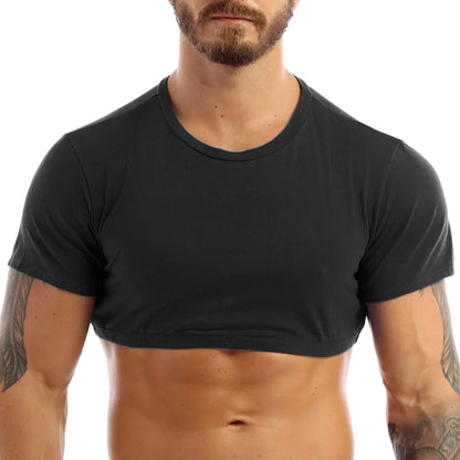 Crop top homme sport