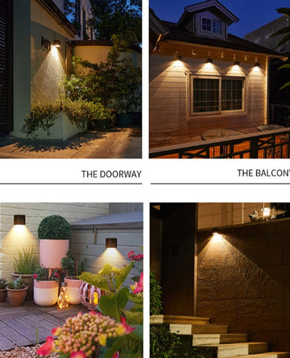 GlowBeam – Applique Murale Extérieure Élégante pour Éclairage d'Ambiance