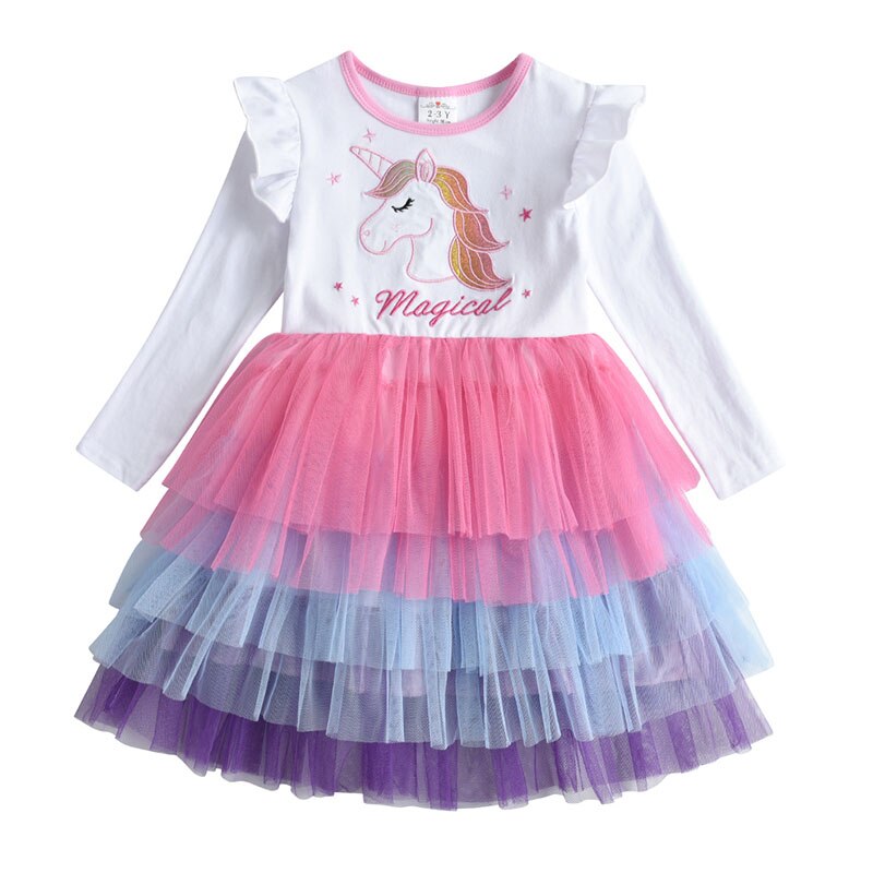Robe Princesse Fille Multicolore