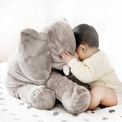 Coussin peluche éléphant