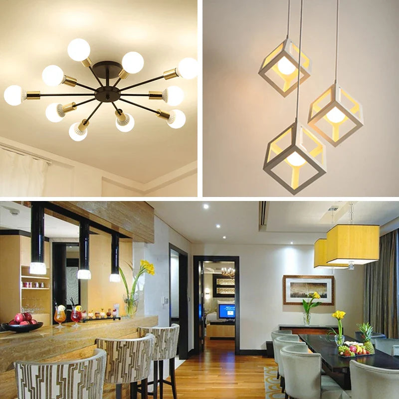 Ampoule LED Lampe de Chevet 3W 6W 9W 12W 15W 18W 20W E27 E14 220V