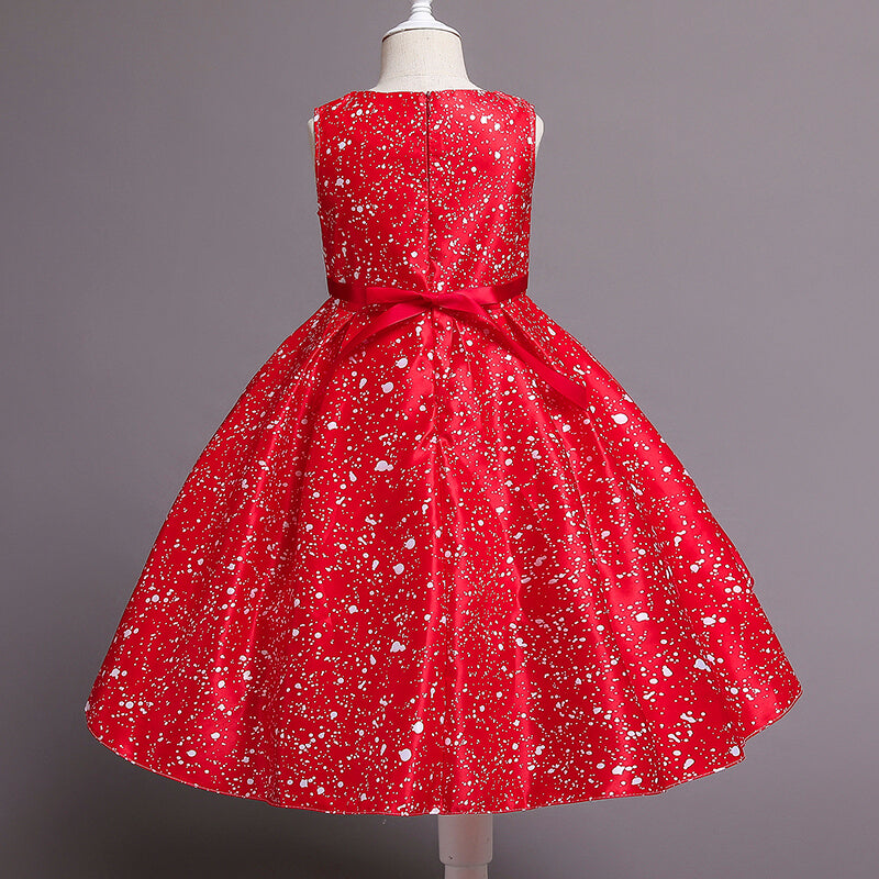 Robe Princesse Noël Rouge
