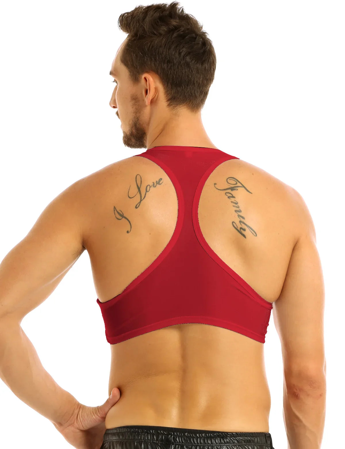 Crop top homme sport