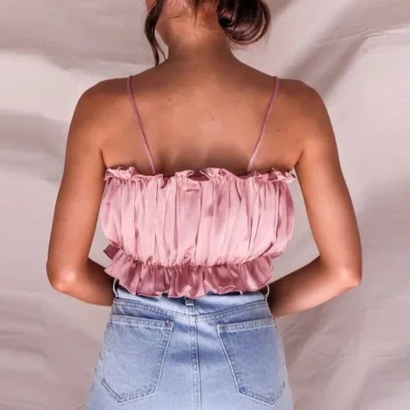 Crop top bordeaux
