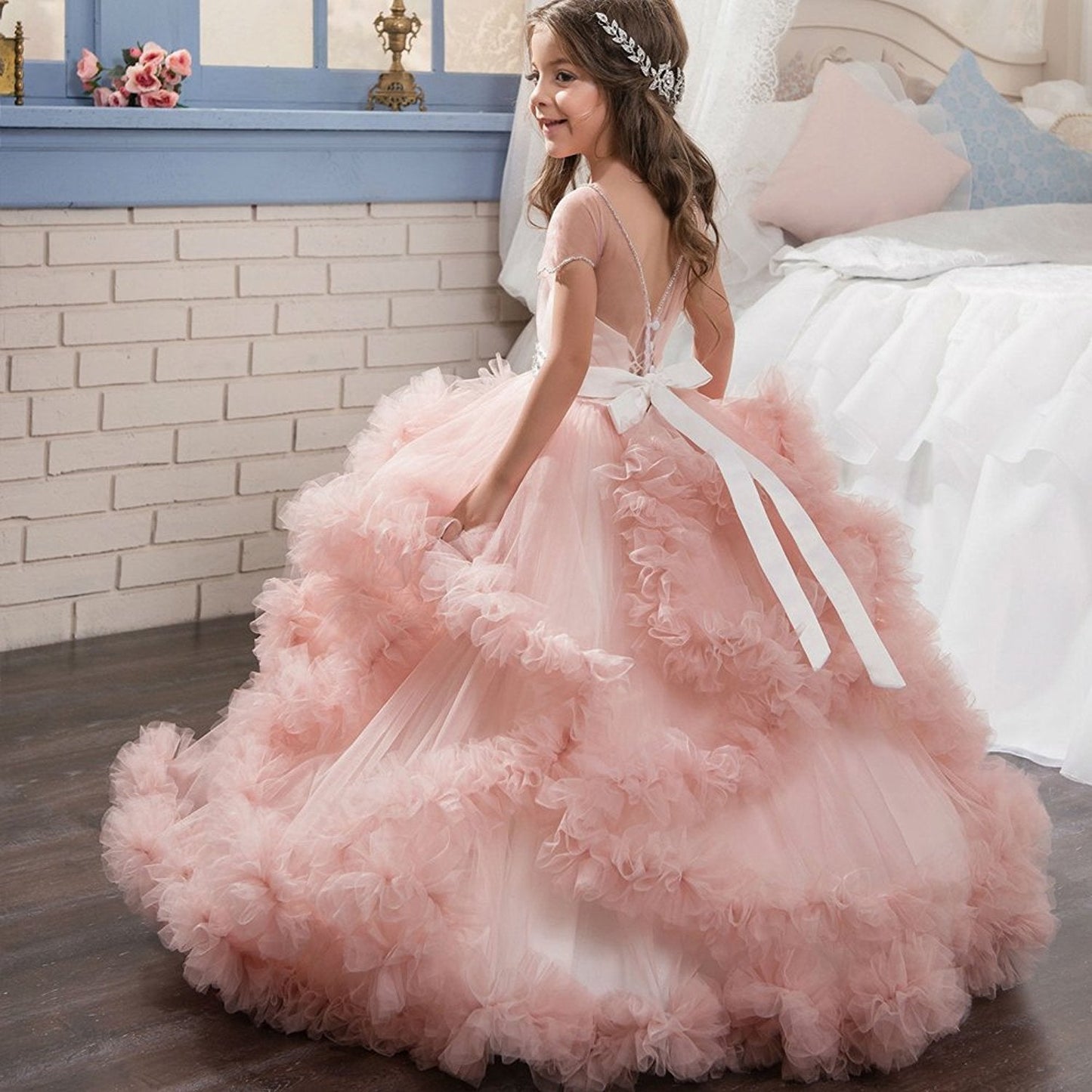 Robe de Demoiselle d'Honneur Fille