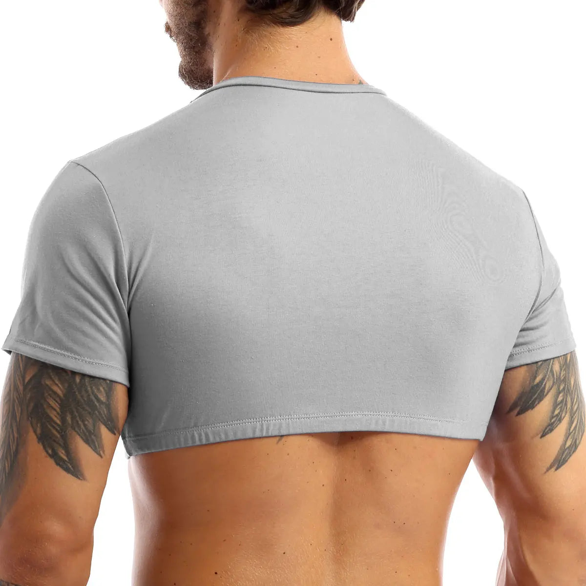 Crop top homme sport