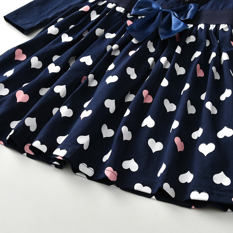Robe Princesse Fille Cœurs
