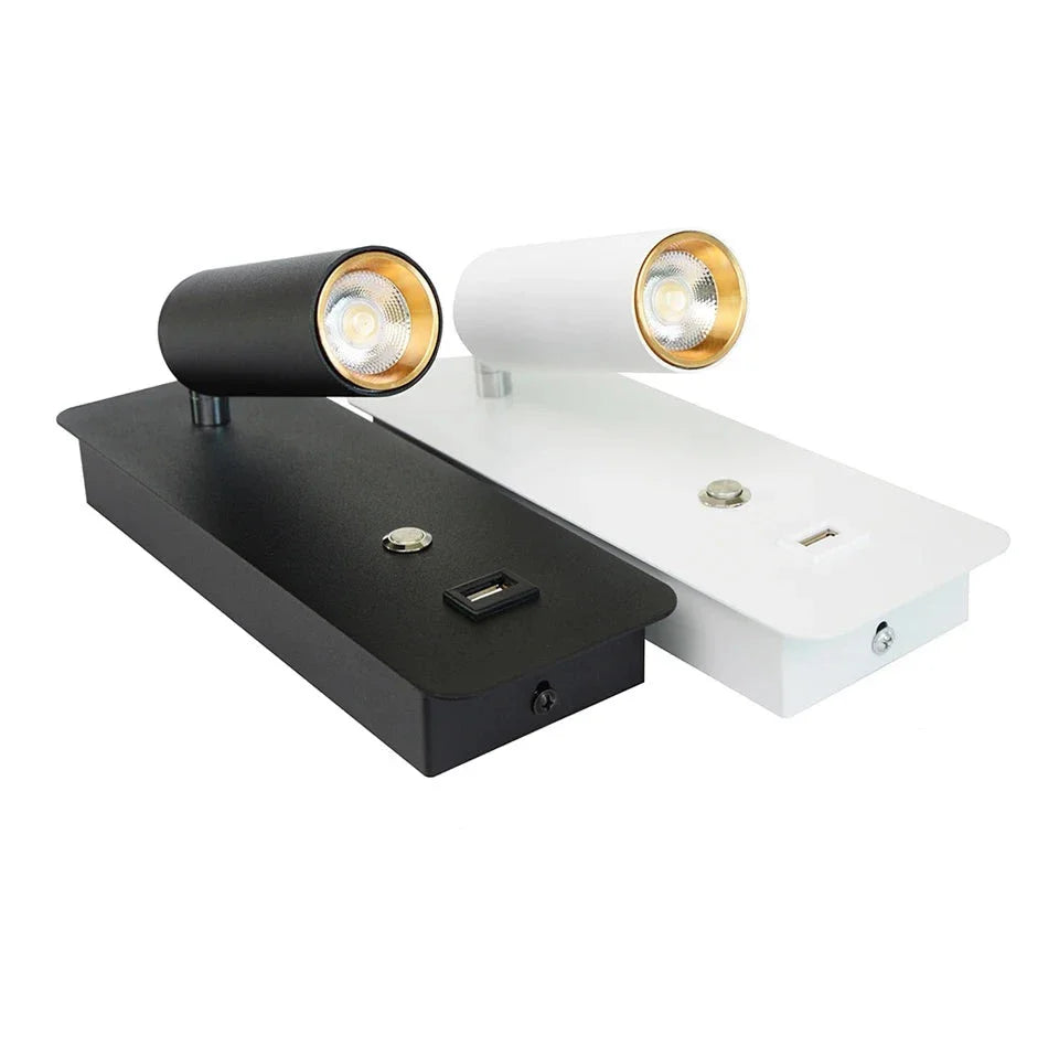 Lampe de chevet Murale LED avec Chargeur à Induction