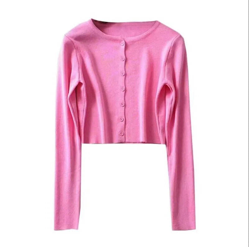 Femme cardigan crop top