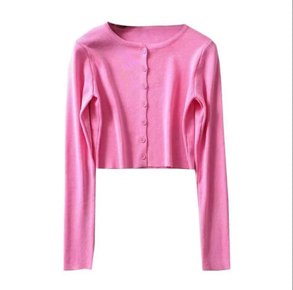 Femme cardigan crop top