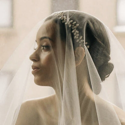 Bijoux de Tête Mariage Cheveux Courts