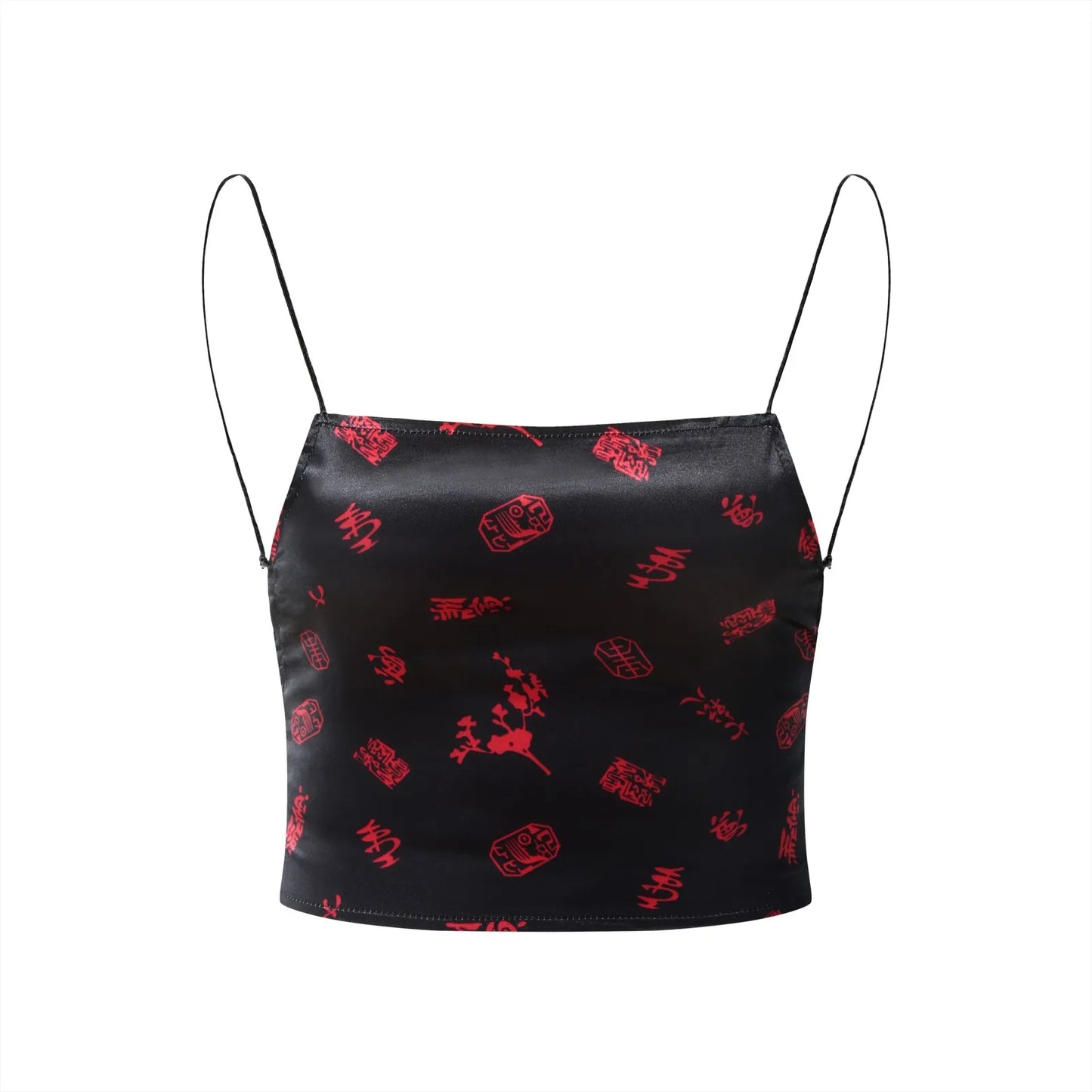 Crop top oriental