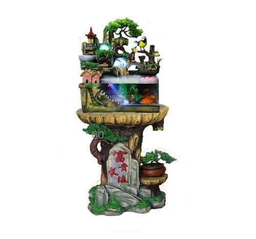 Fontaine Resine Aquarium
