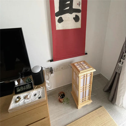 Lampe de Chevet Moderne Japonaise Tatami