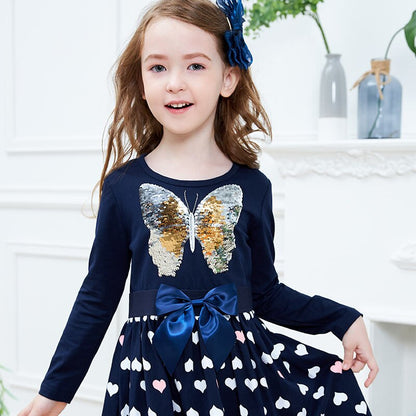 Robe Princesse Fille Cœurs