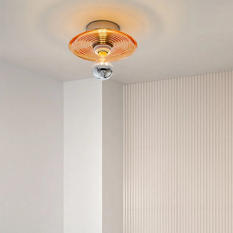 Applique Murale Vintage LED en Verre – Charme Nostalgique avec Design Moderne