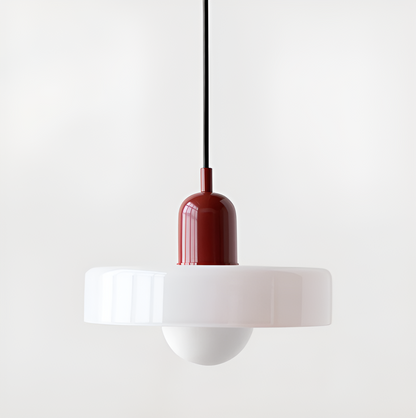 GlampGlow - Suspension luminaire en Verre Ajustable et Colorée, Applique Moderne
