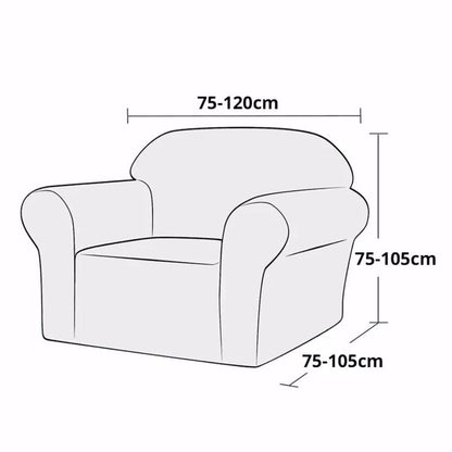 Housse Fauteuil Universelle de Style Européen avec Jupe
