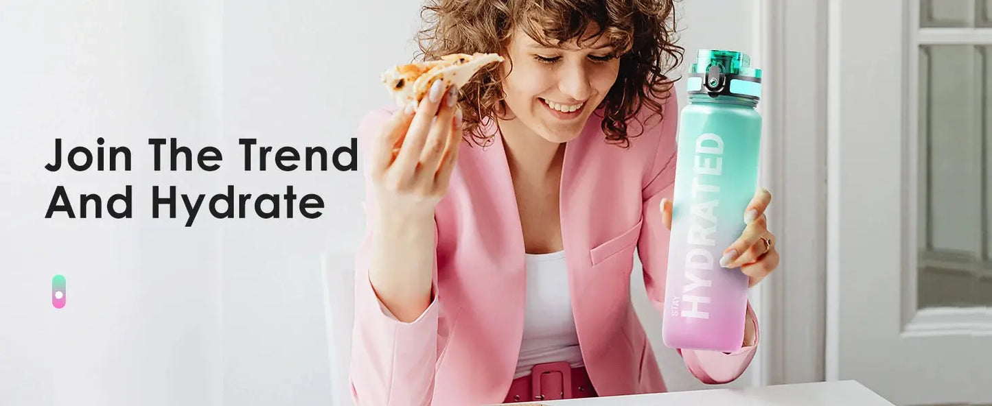 Hydrated gourde d'Eau réutilisable 1.0L