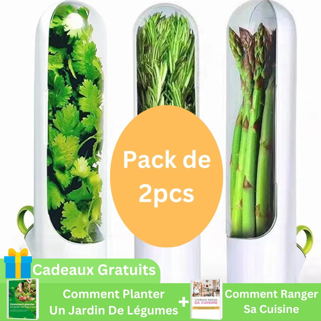 Boite Herbes fraiches conservation - Fraîcheur-Sympa™