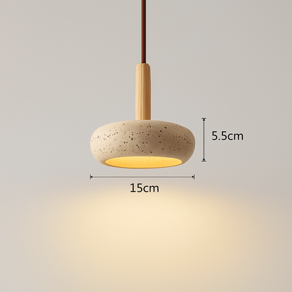 Lampe de chevet Suspendue à LED en Pierre