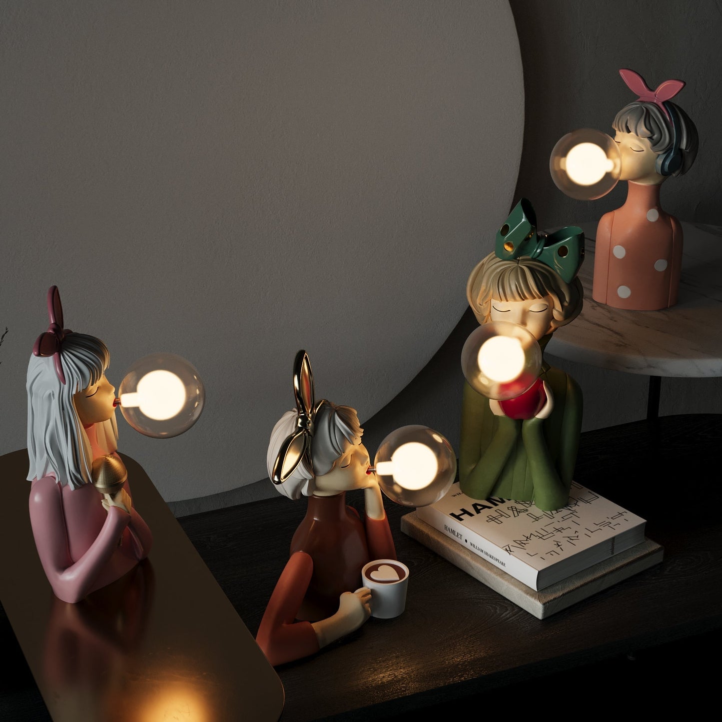 GlamLight - Éclairage de table pour intérieur élégant
