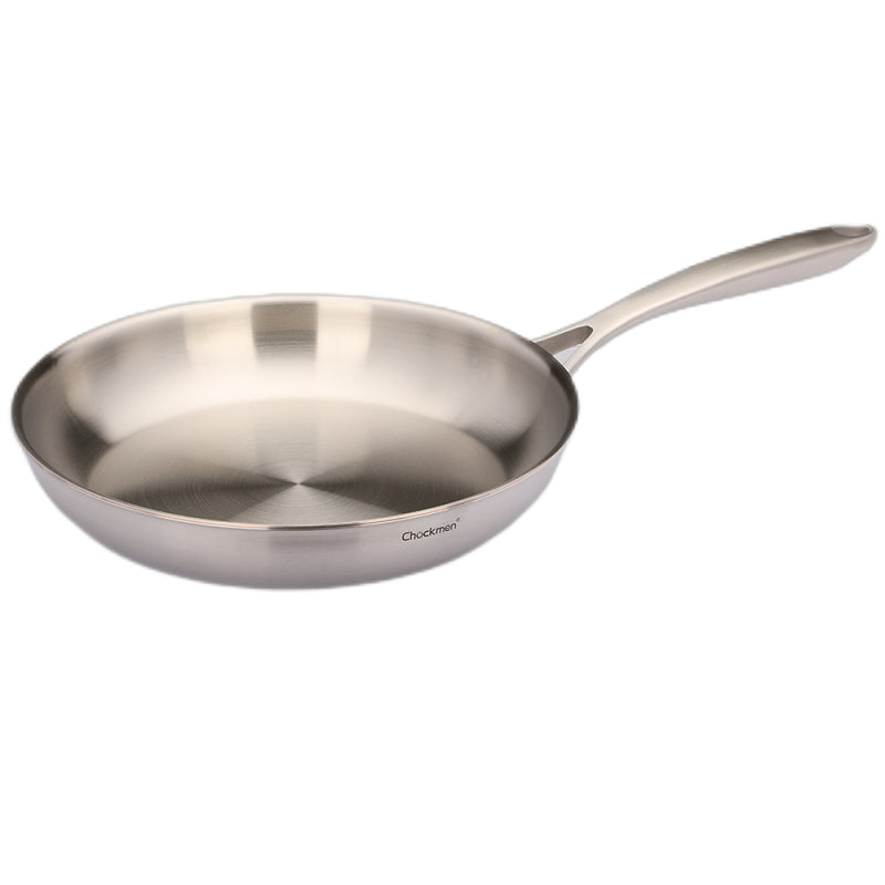 Sauteuse à frire en acier inoxydable à cinq couches