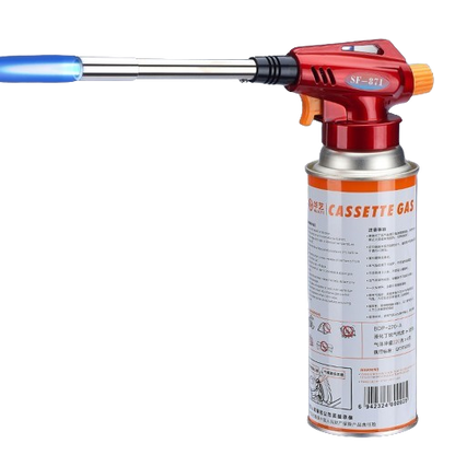 Chalumeau de cuisine à longue buse en acier inoxydable
