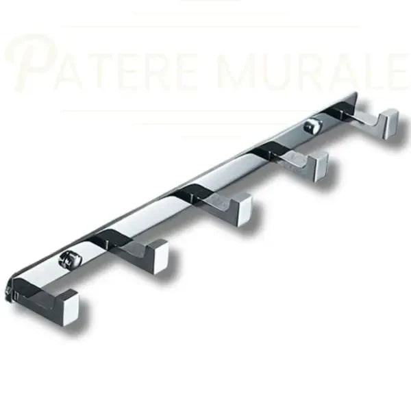 Porte manteau mural laiton et chrome