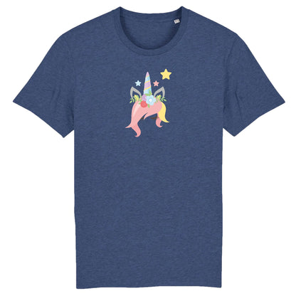 T shirt Licorne avec des fleurs sur la tête