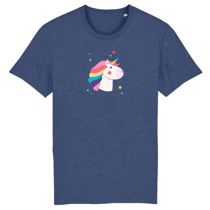 T shirt Unisex Tête de licorne