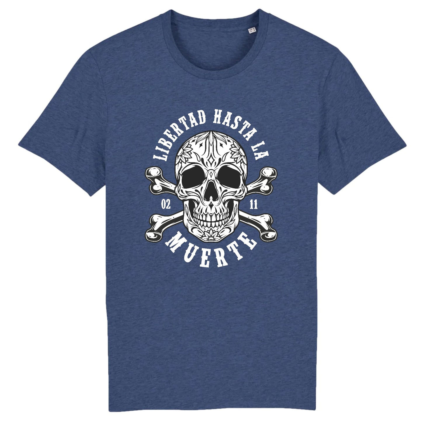 T shirt tete de mort mexicaine libertad