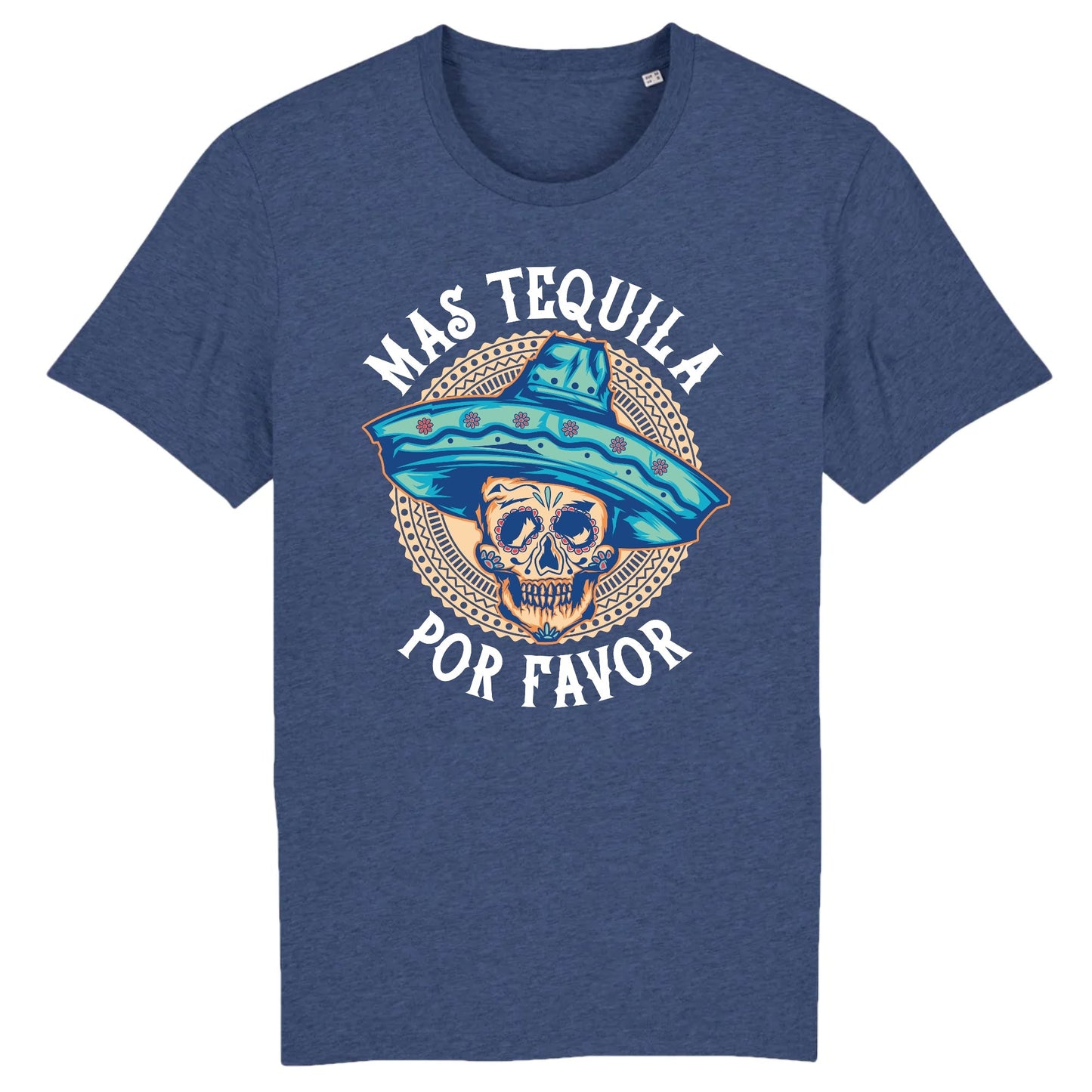 T shirt tete de mort mexicaine tequila