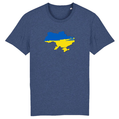 T shirt Ukraine carte