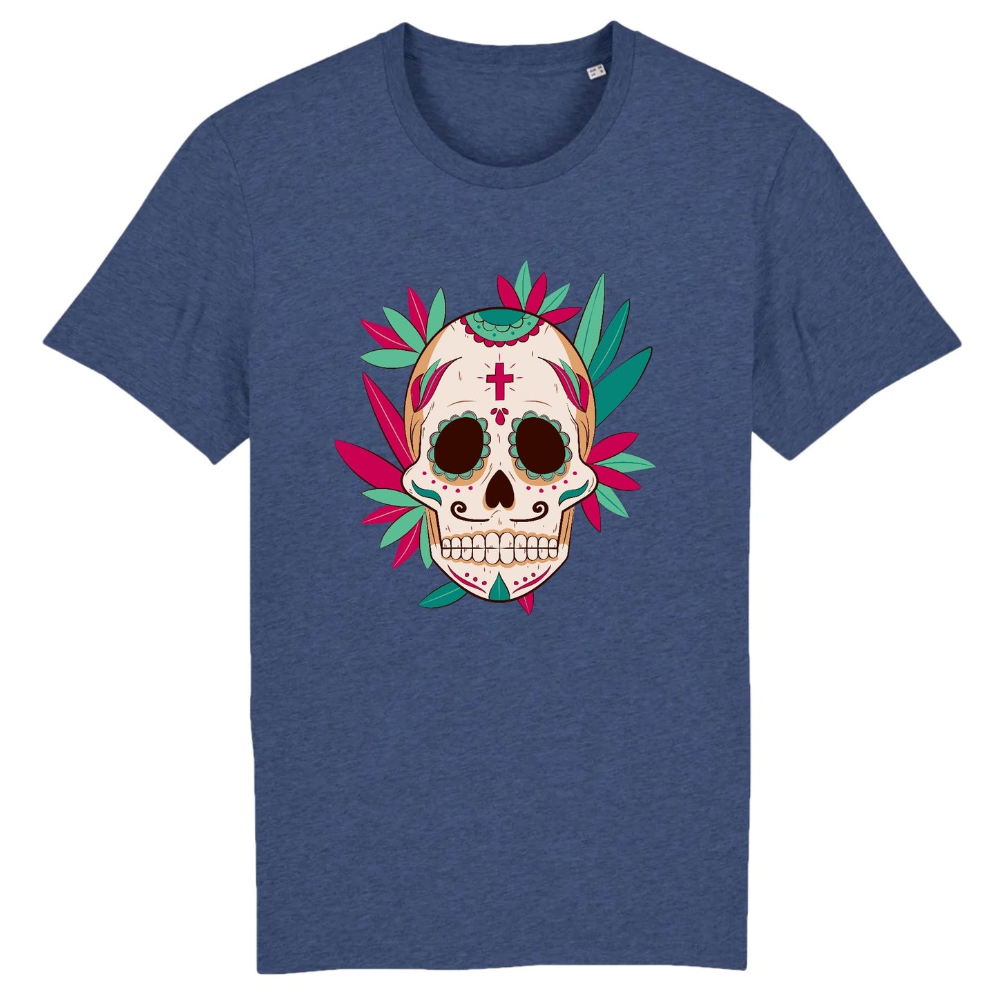 T shirt tete de mort mexicaine eglise