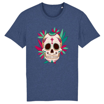 T shirt tete de mort mexicaine eglise